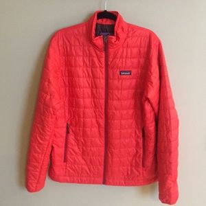 Patagonia Men’s red Puffer Jacket, size M